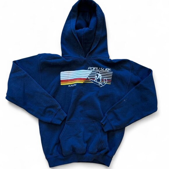 Blue vintage 90s Pop Surf hoodie - Picture 1 of 2